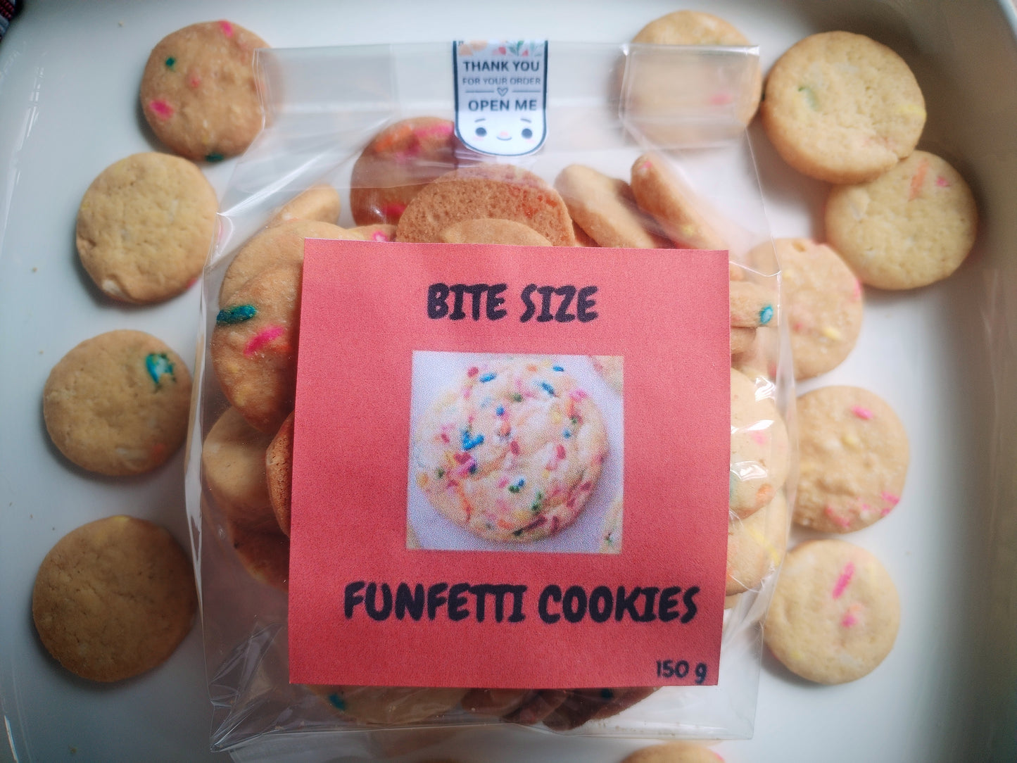 Cookie Bites: Funfetti Cookies