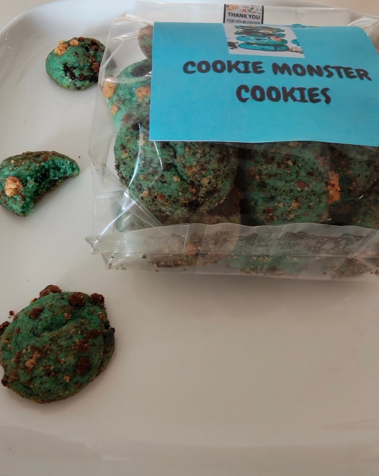 Cookie Bites: Cookie Monster Cookies