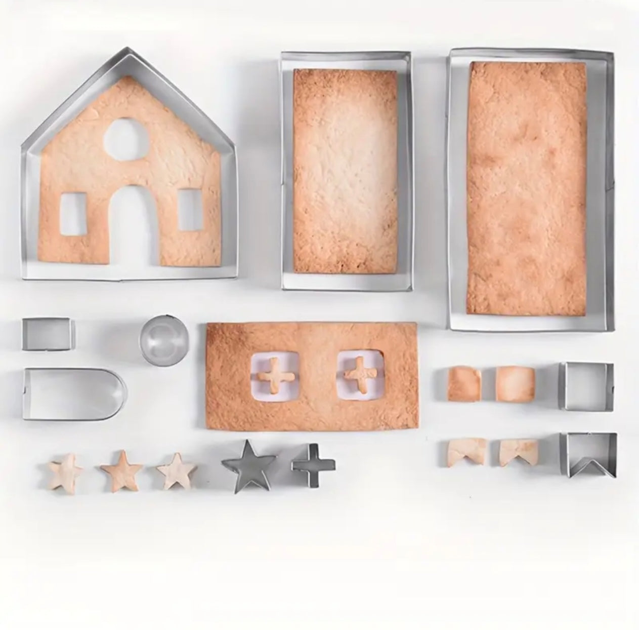 Gingerbread House Cookie Cutter Set Large