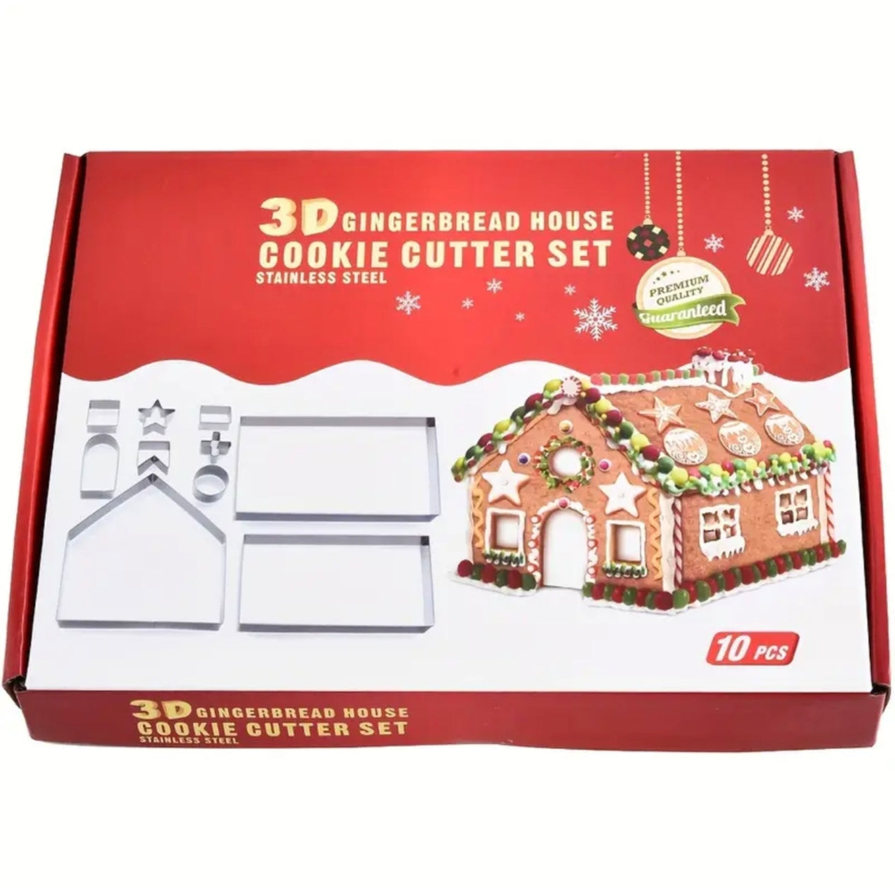 Gingerbread House Cookie Cutter Set Large